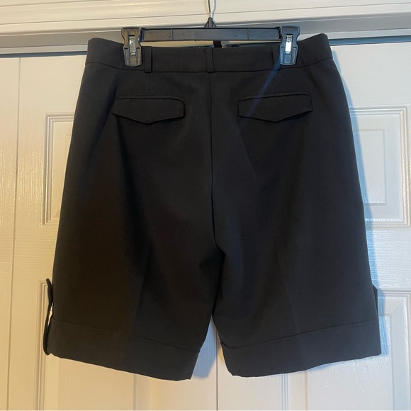 INC Black Shorts/ Size 10/ Dressy Material/ Approx 10.5” inseam/ Front zipper - Picture 10 of 12